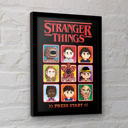 Stranger Things Season 5 (Press Start) 30x40cm Print