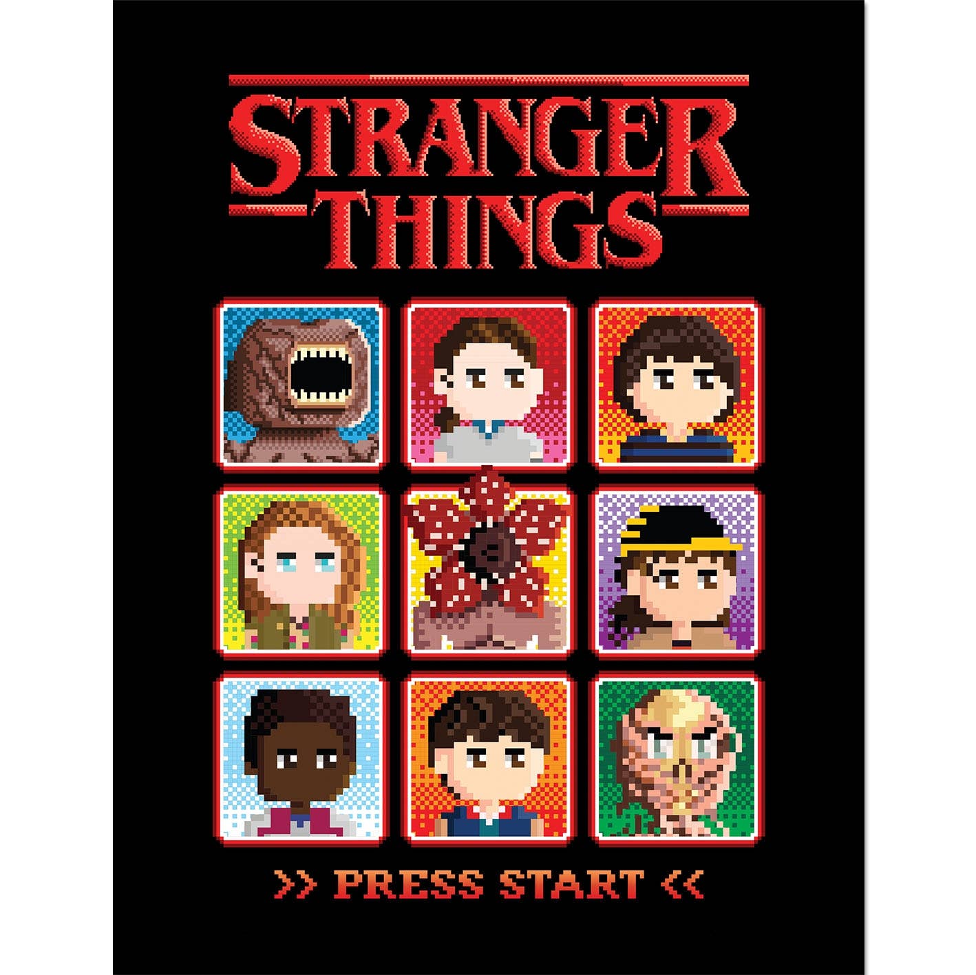 Stranger Things Season 5 (Press Start) 30x40cm Print