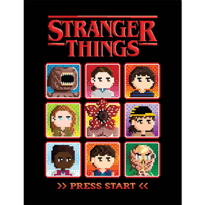 Stranger Things Season 5 (Press Start) 30x40cm Print