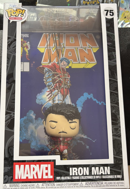 Funko Pop! Iron Man figure in packaging with Marvel branding