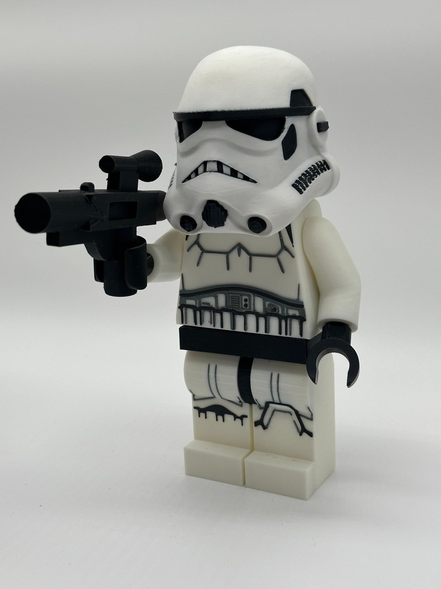 Storm Trooper - 3D Print Brick Figure 500x - KOOLTHINGS