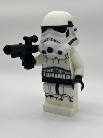 Storm Trooper - 3D Print Brick Figure 500x - KOOLTHINGS