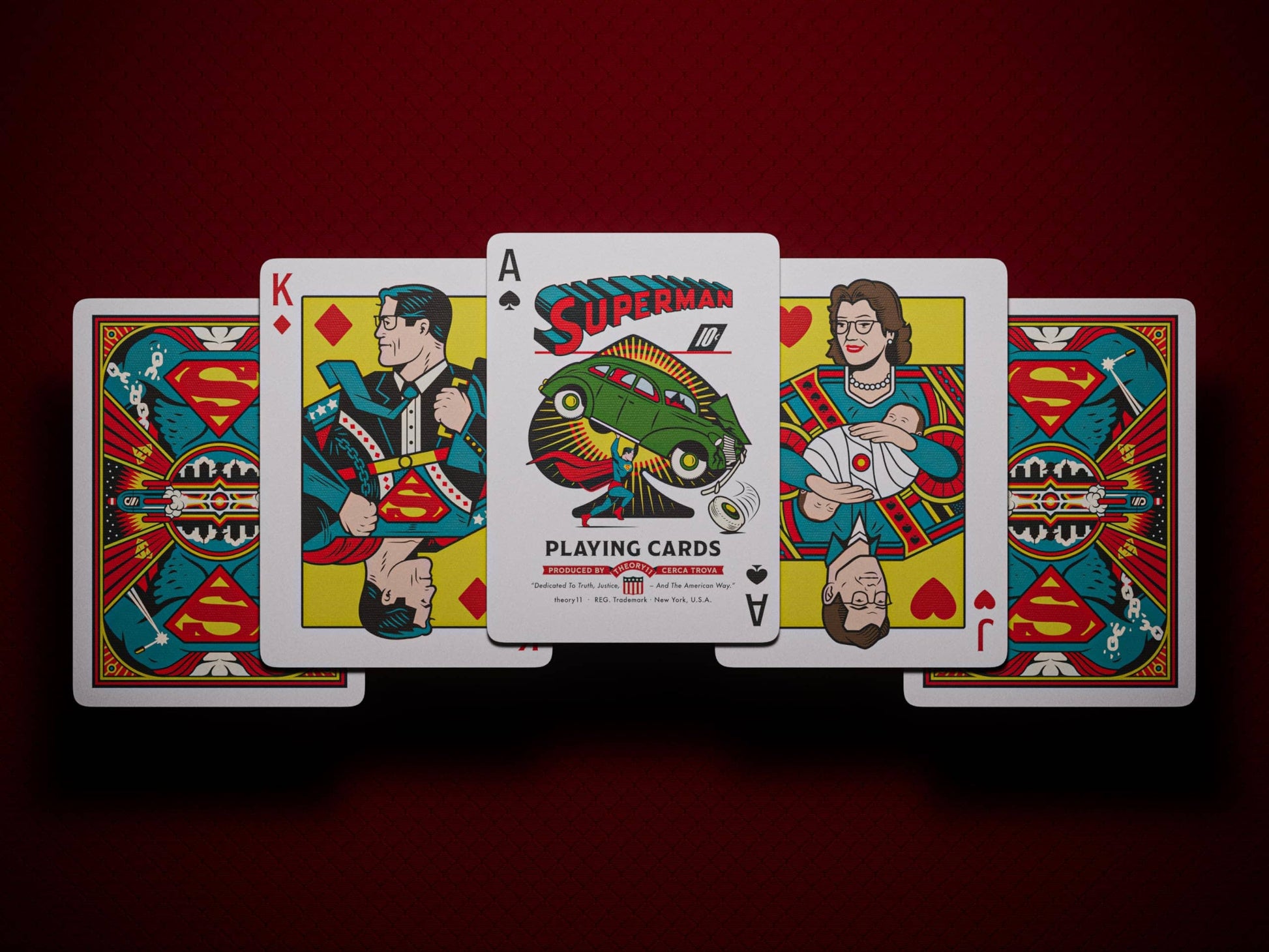 Superman Playing Cards Theory11 - KOOLTHINGS