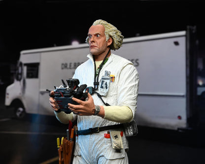 Back to the Future (1985)  Doc Brown (Hazmat Suit)  NECA - 7” Scale Ultimate Action Figure