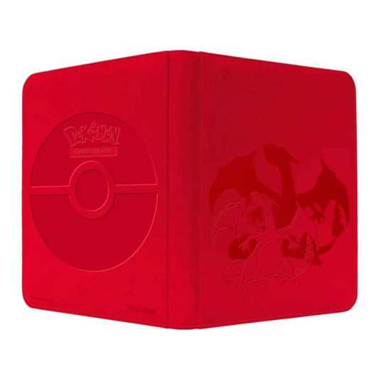 Red square box with a Pokémon logo and character silhouette on a white background
