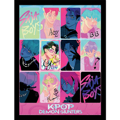 K - POP Demon Hunters (Light & Dark) 30x40cm Collectors Print - KOOLTHINGS