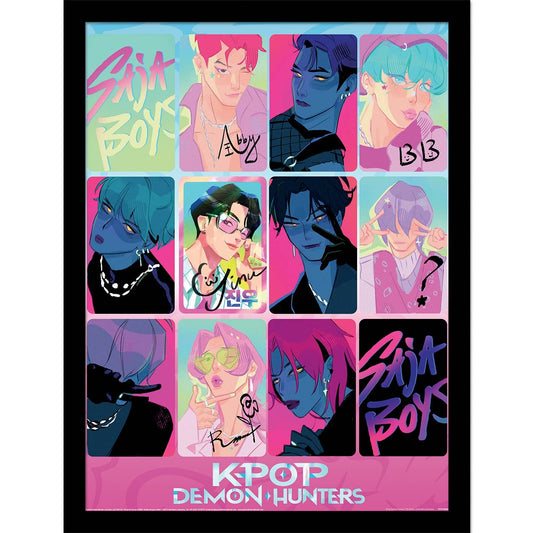 K - POP Demon Hunters (Light & Dark) 30x40cm Collectors Print - KOOLTHINGS