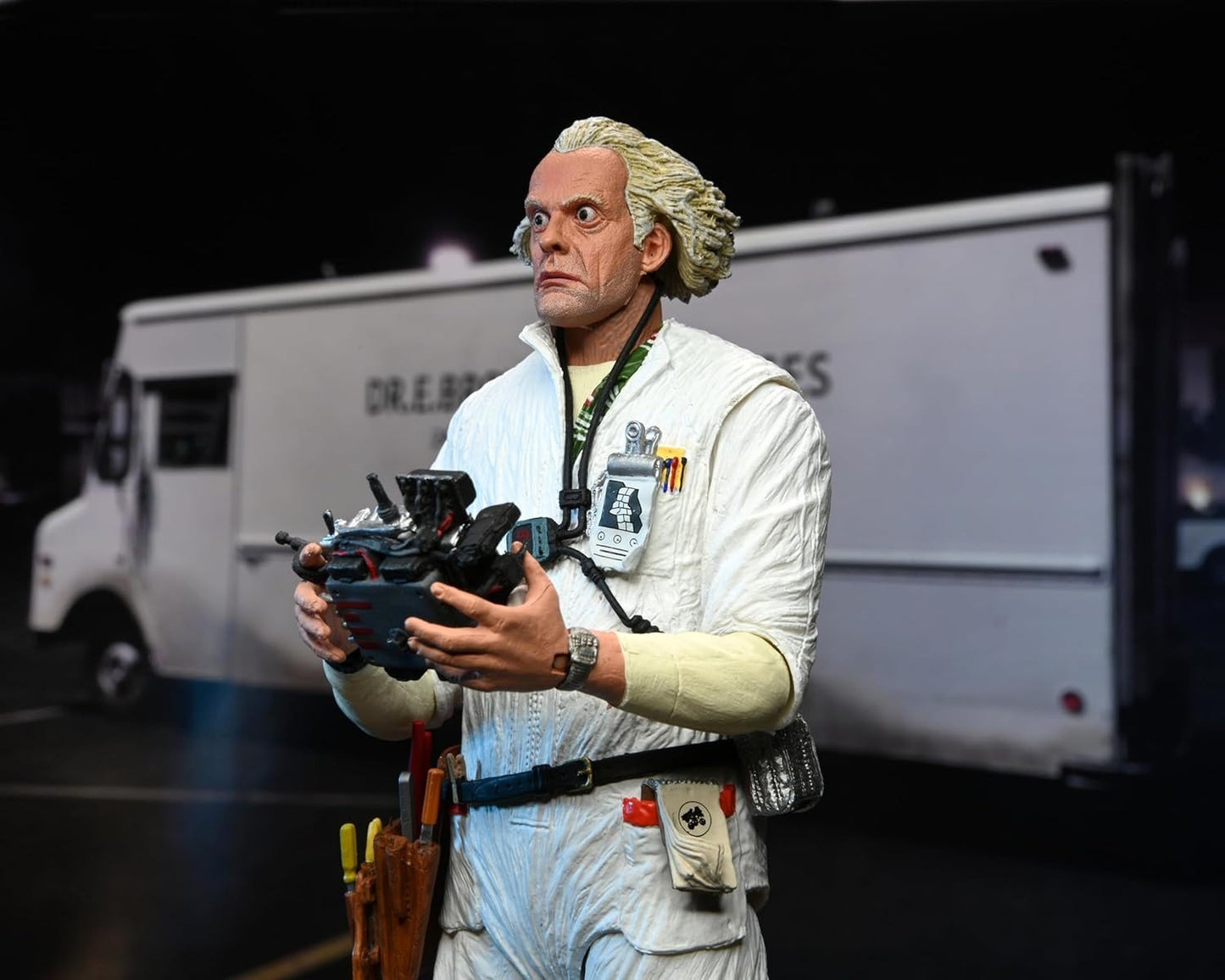 Back to the Future (1985) Doc Brown (Hazmat Suit) NECA - 7” Scale Ultimate Action Figure - KOOLTHINGS