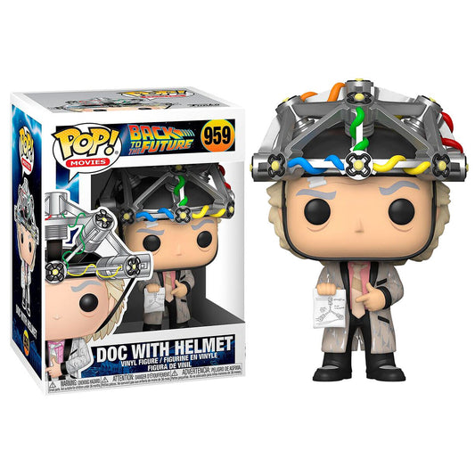 Funko Pop! vinyl figure of a character with a helmet next to its packaging