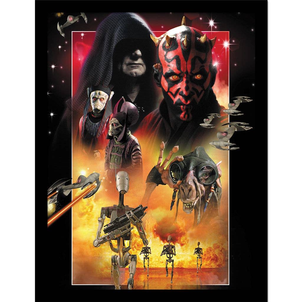 Star Wars (Episode I Villains) Wall Art Print - KOOLTHINGS
