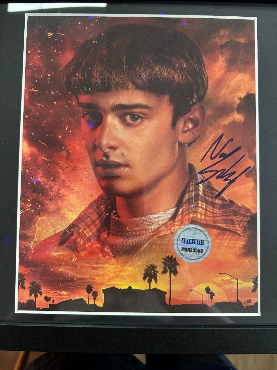 Framed Noah Schnapp Autograph – Stranger Things Collectible with COA - KOOLTHINGS