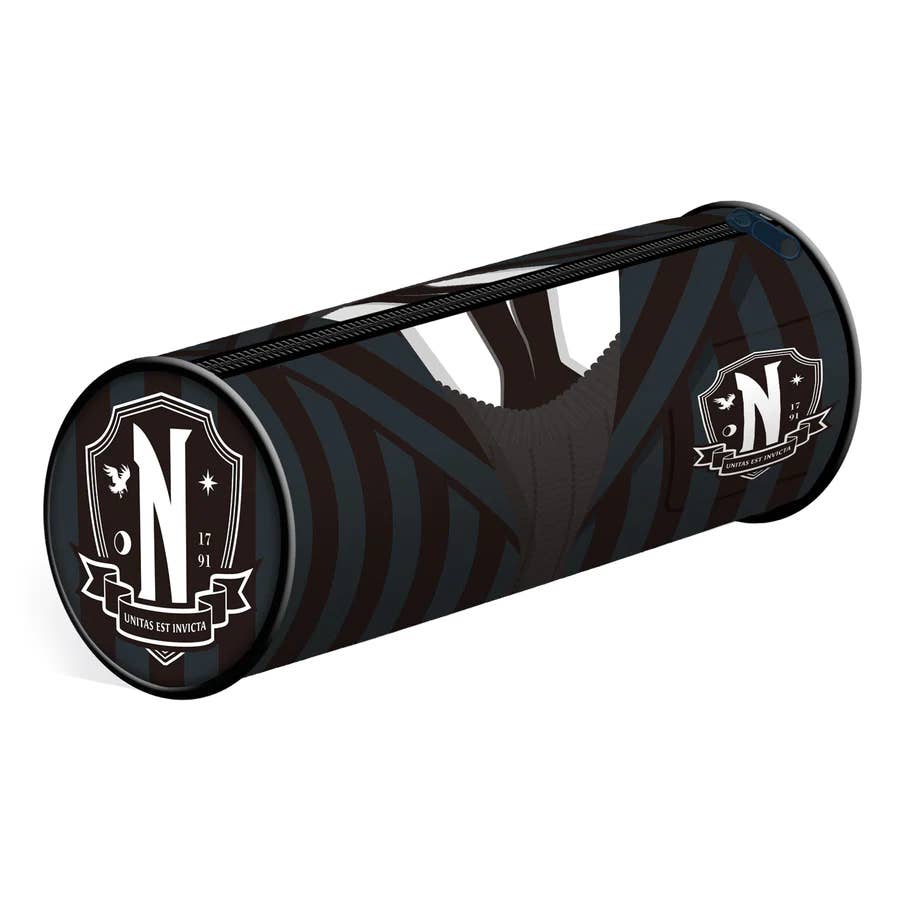 Wednesday (Uniform) Barrel Pencil Case - KOOLTHINGS