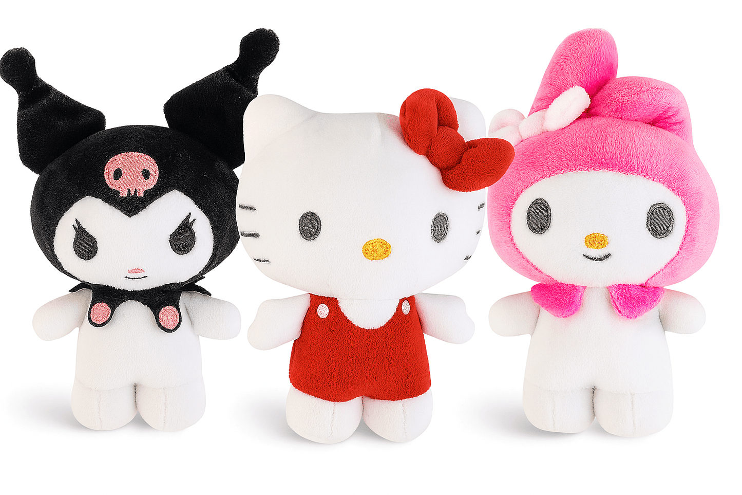 Hello Kitty Gift Set 16 CM Standing Hello Kitty, Kuromi & Melody - KOOLTHINGS