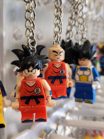 Anime and Manga Inspired Minifigure Keychains - KOOLTHINGS