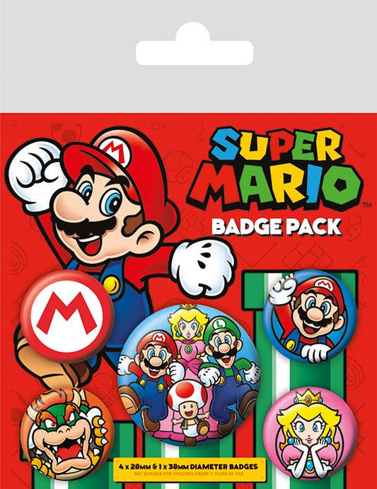 Super Mario (Mario) Badge Pack - KOOLTHINGS