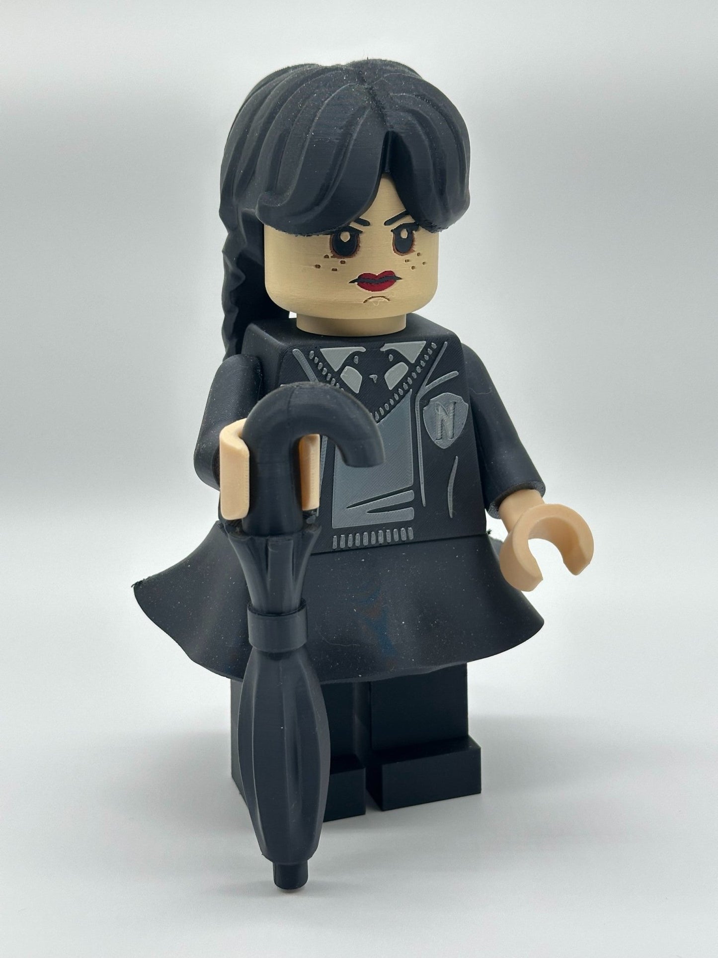 Wednesday - 3D Print Brick Figure 500x - KOOLTHINGS