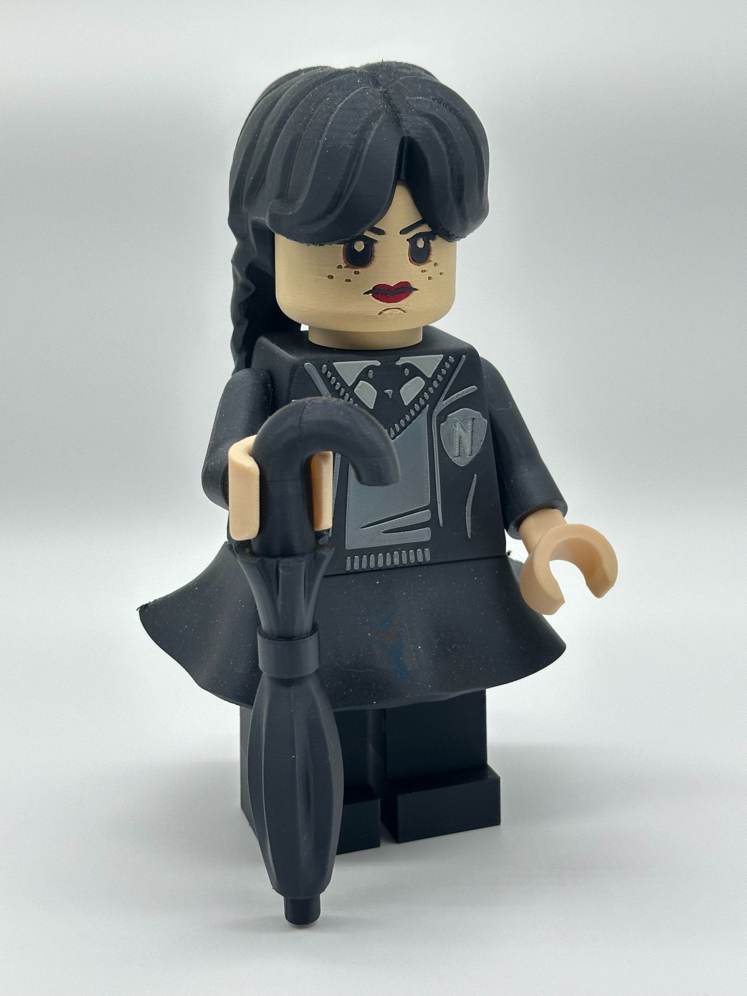 Wednesday - 3D Print Brick Figure 500x - KOOLTHINGS