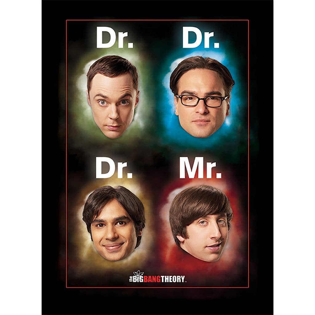 The Big Bang Theory (Dr Mr) Wall Art Print