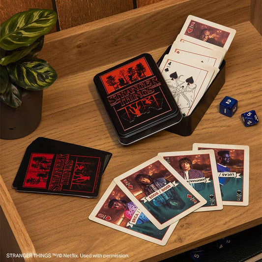 Stranger Things 5 Playing Cards in a Tin - KOOLTHINGS