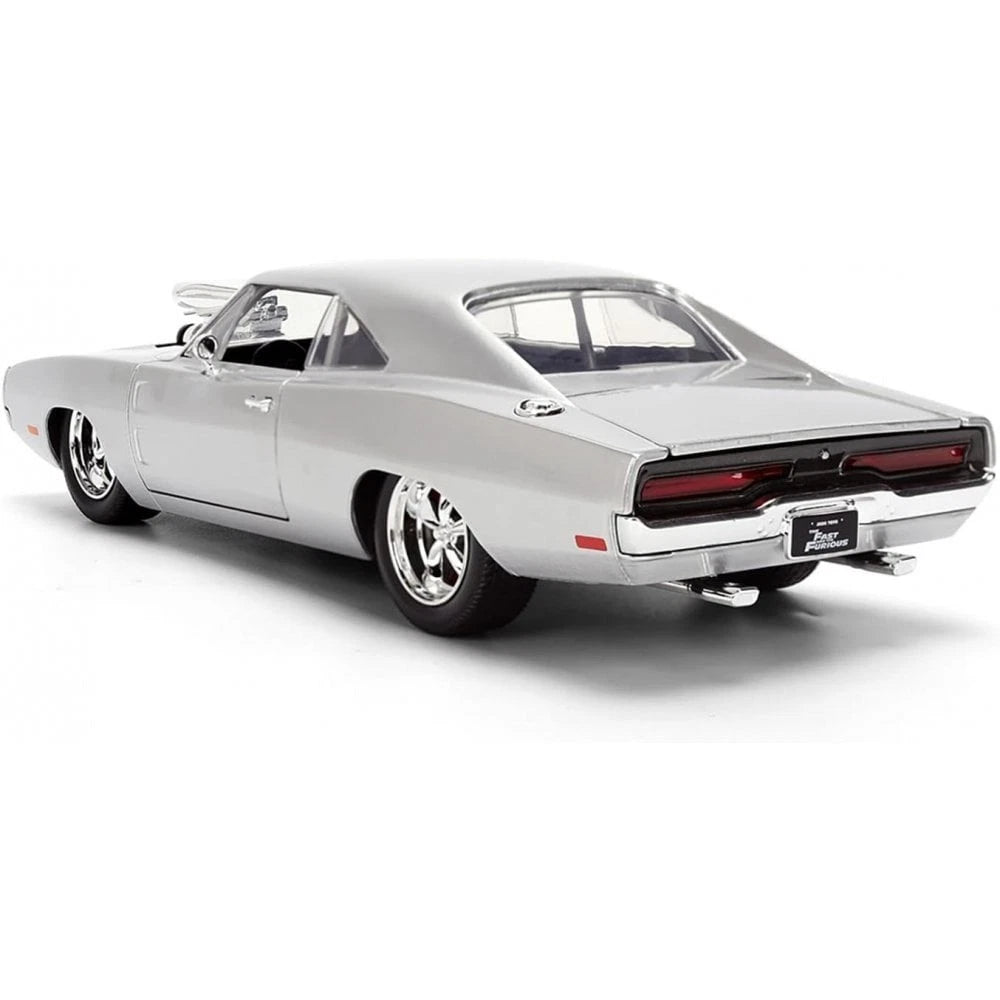 Jada Fast & Furious Anniversary Dom's Dodge Silver Finish 1:24 - KOOLTHINGS