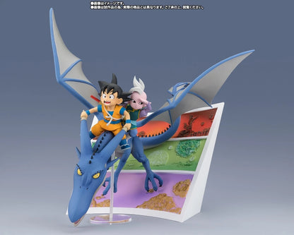 Bandai S.H.FiguartsZero Tamashii Nations Dragon Ball DAIMA Son Goku and Supreme Kai Mini Figure Set