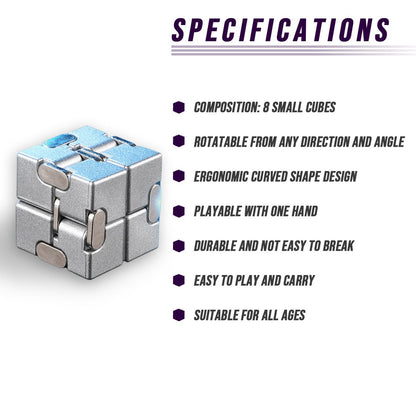 Metal Infinitive Cube - KOOLTHINGS