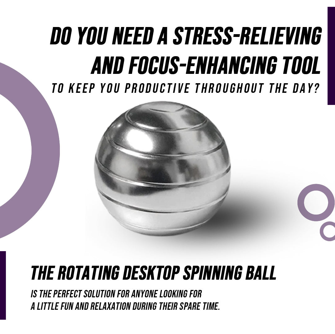 Rotating Desktop Spinning Ball - KOOLTHINGS