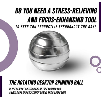 Rotating Desktop Spinning Ball - KOOLTHINGS
