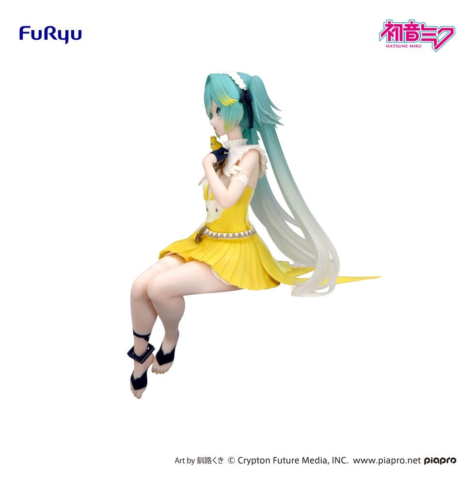 Hatsune Miku Noodle Stopper PVC Statue – Canary Bird (heo Exclusive, 14 cm)