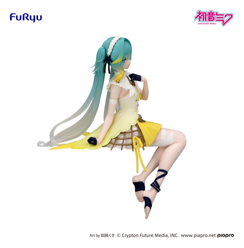 Hatsune Miku Noodle Stopper PVC Statue – Canary Bird (heo Exclusive, 14 cm)