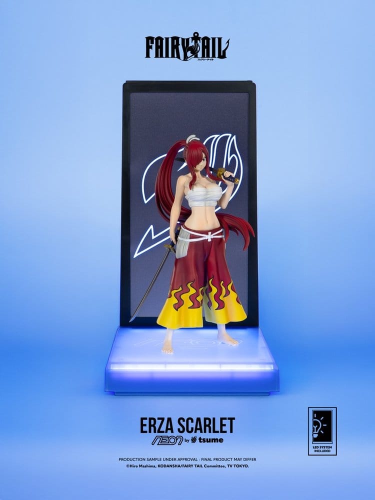 Fairy Tail Neon Figure 1/9 Erza Scarlet 25 cm - KOOLTHINGS