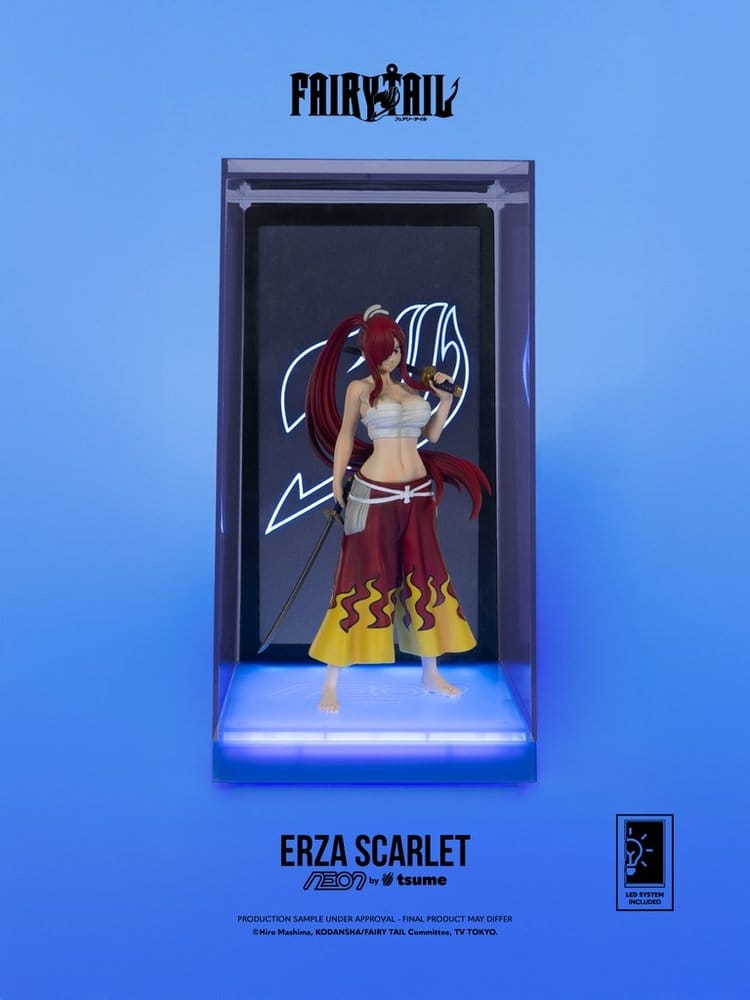 Fairy Tail Neon Figure 1/9 Erza Scarlet 25 cm - KOOLTHINGS