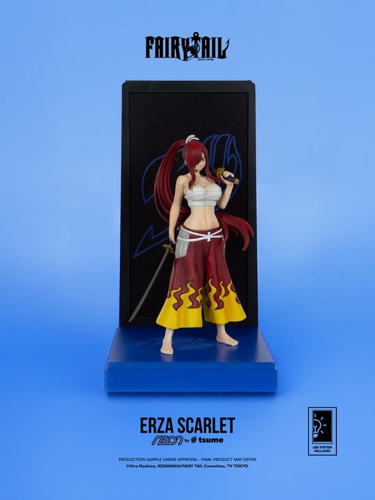 Fairy Tail Neon Figure 1/9 Erza Scarlet 25 cm - KOOLTHINGS
